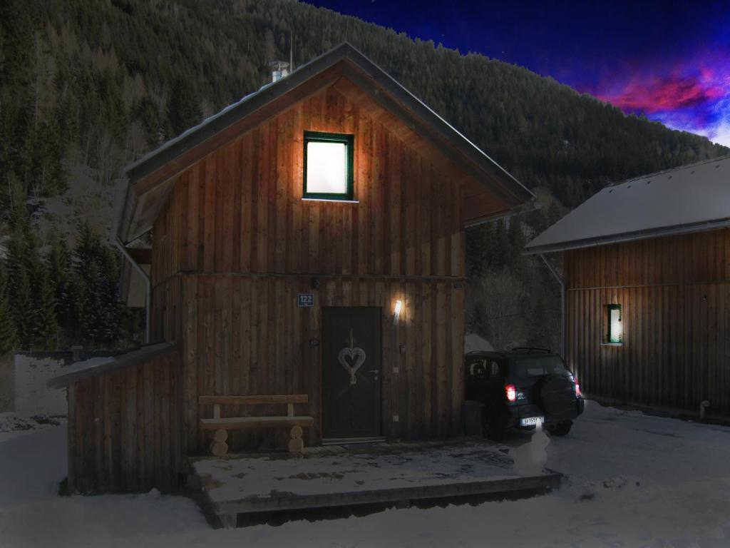 Chalet ?Snow Bunny? v zimě