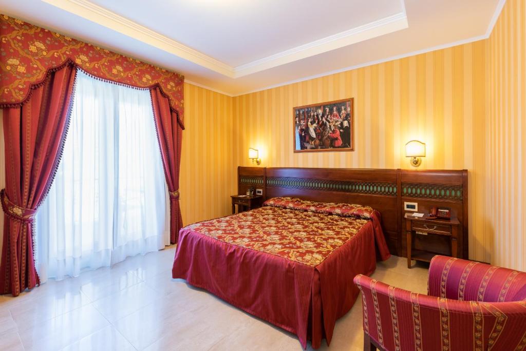 Postel nebo postele na pokoji v ubytování Hotel Lido - Beach and Palace
