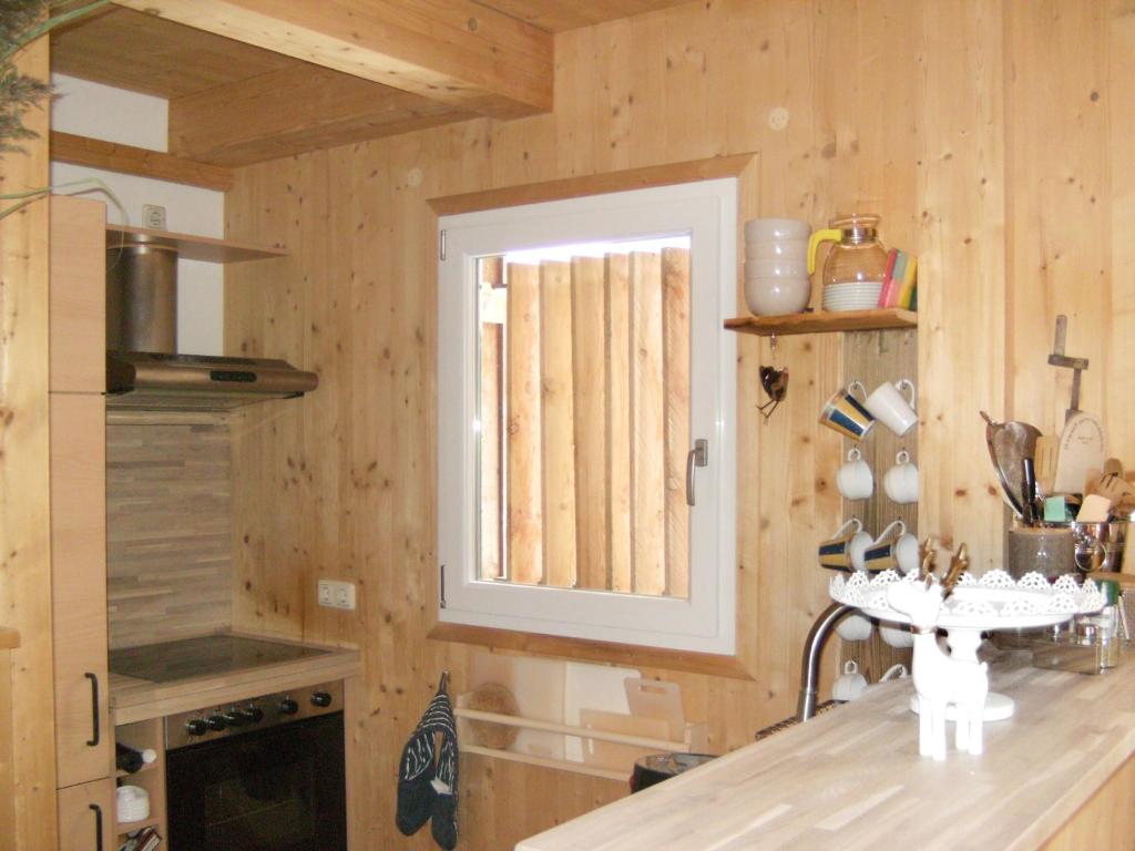 Kuchyň nebo kuchyňský kout v ubytování Chalet ?Snow Bunny?