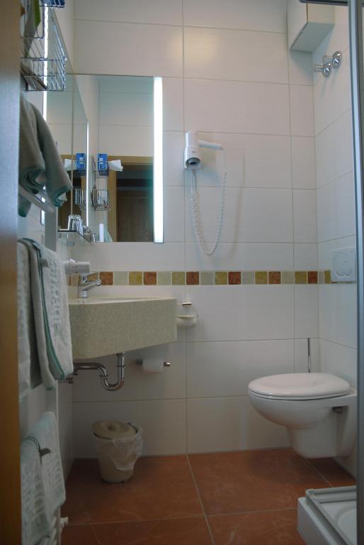 Koupelna v ubytování Hotel Gasthof Wasserschloß