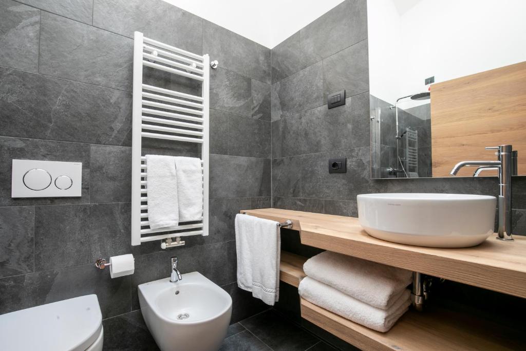 Koupelna v ubytování Active Hotel Rosat