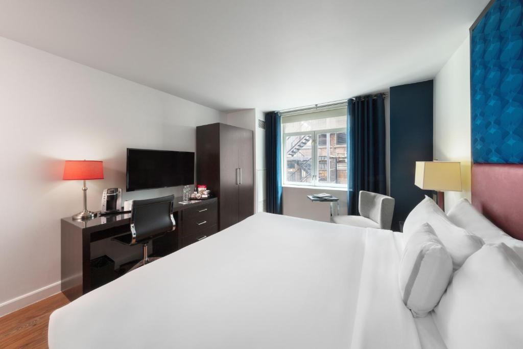 Postel nebo postele na pokoji v ubytování Hotel Hayden New York