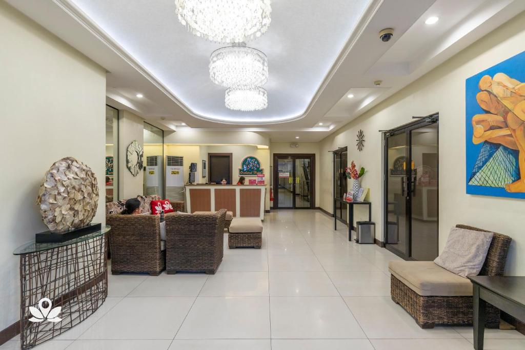 Posezení v ubytování Orchard Hotel Davao