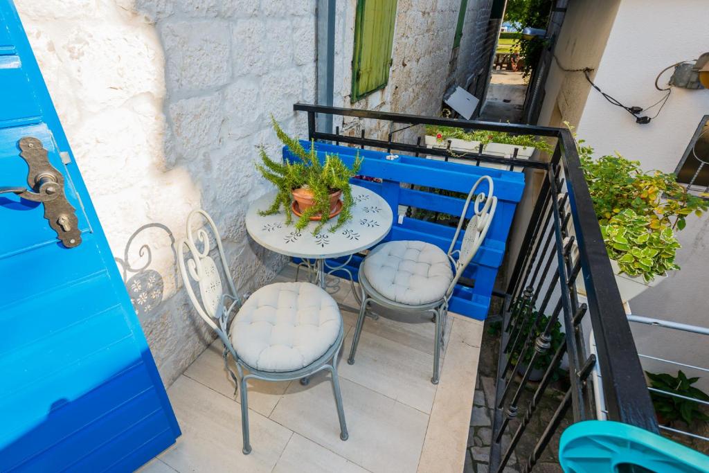 Balkón alebo terasa v ubytovaní Apartment Rustik