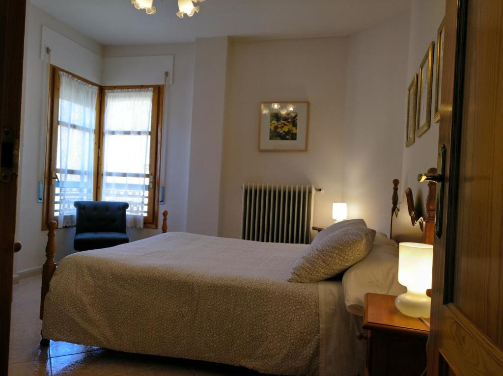 Postel nebo postele na pokoji v ubytování Best Biescas Tourist Home