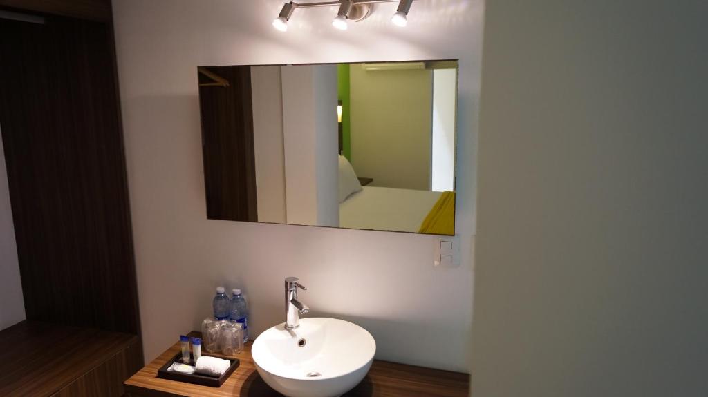Koupelna v ubytování El Hotel Business Class - Zamora Centro