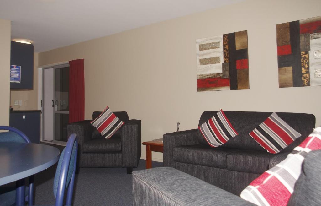 Posezení v ubytování Phoenix Motels