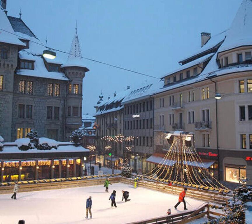 Alpine City Suite v zimě