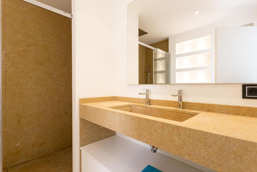 Kuchyň nebo kuchyňský kout v ubytování Maison Ses Covetes