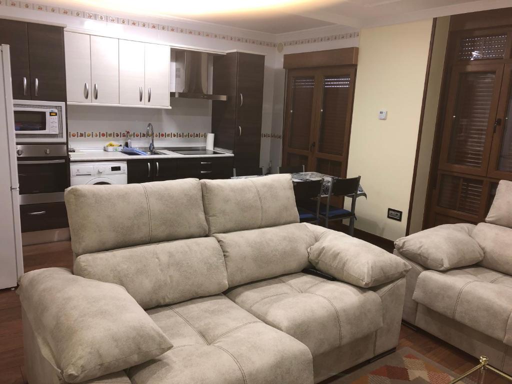 Kuchyň nebo kuchyňský kout v ubytování Apartamento Vistas al mar