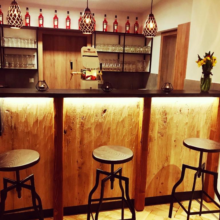 Lounge nebo bar v ubytování Hotel Vogtland