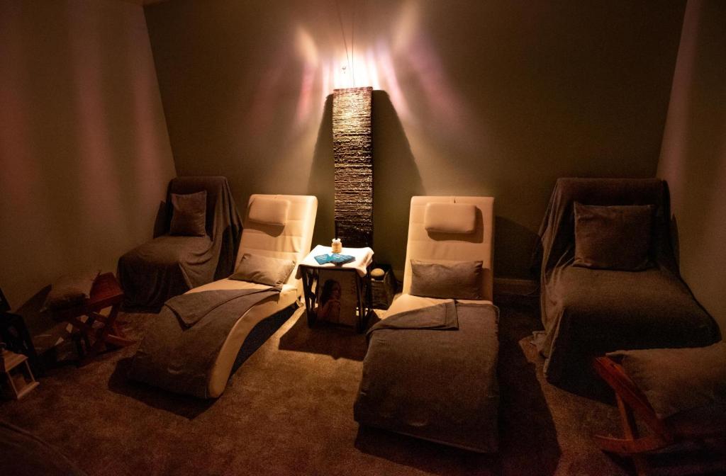 Posezení v ubytování The Ballyliffin Lodge and Spa