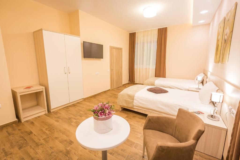 Letto o letti in una camera di Hotel Mar Garni