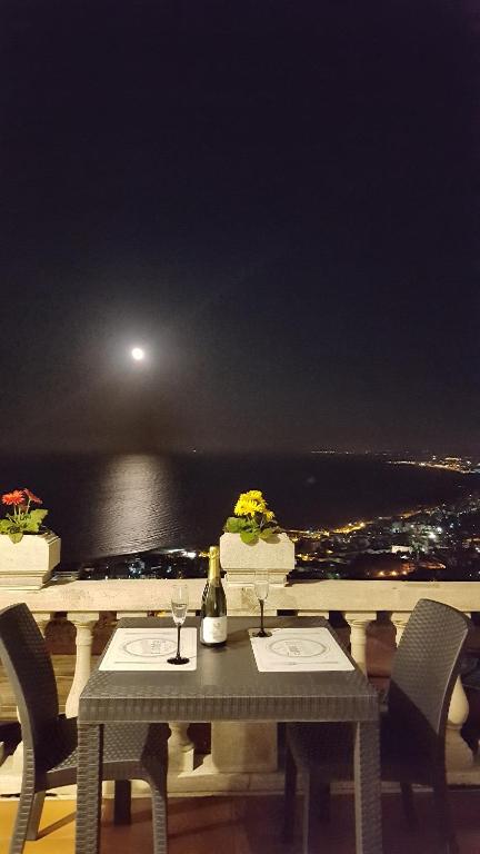 Balkón nebo terasa v ubytování B&B Villa Belvedere
