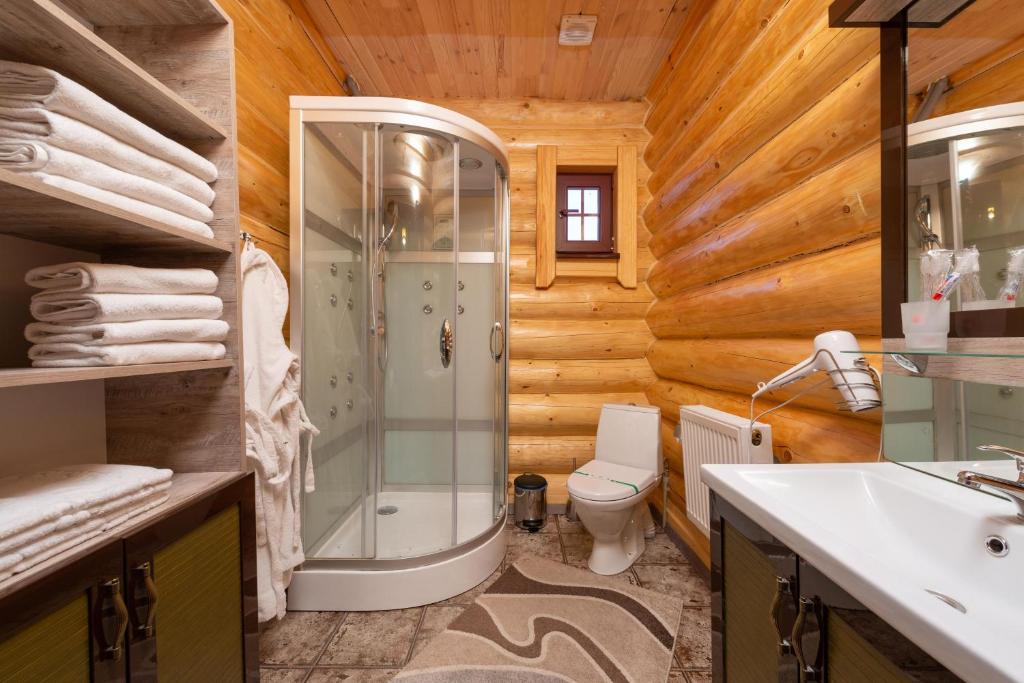 Koupelna v ubytování Brech Resort&Spa