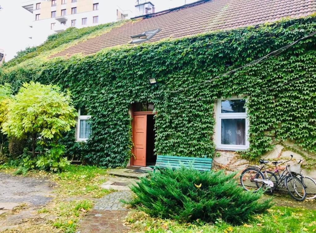 Vonkajšia záhrada v ubytovaní Apartment in Ivy covered house, near Old Town