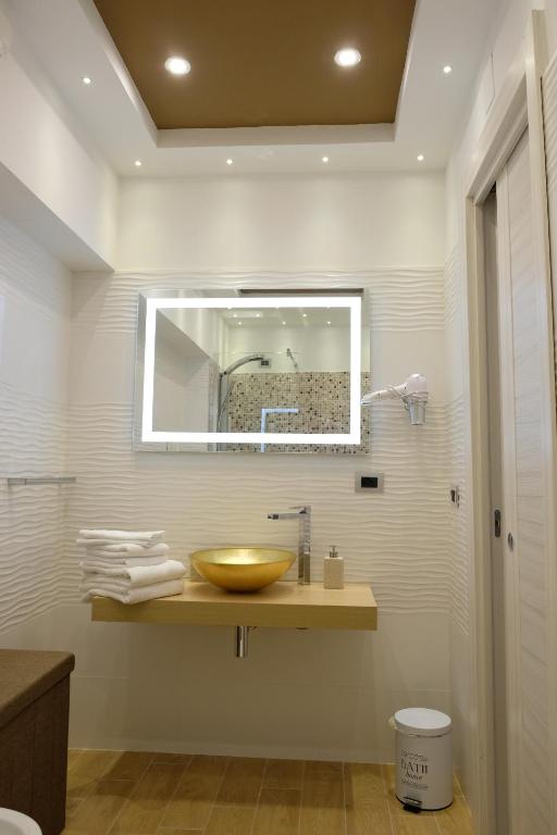 Koupelna v ubytování B&B Rossini Luxury