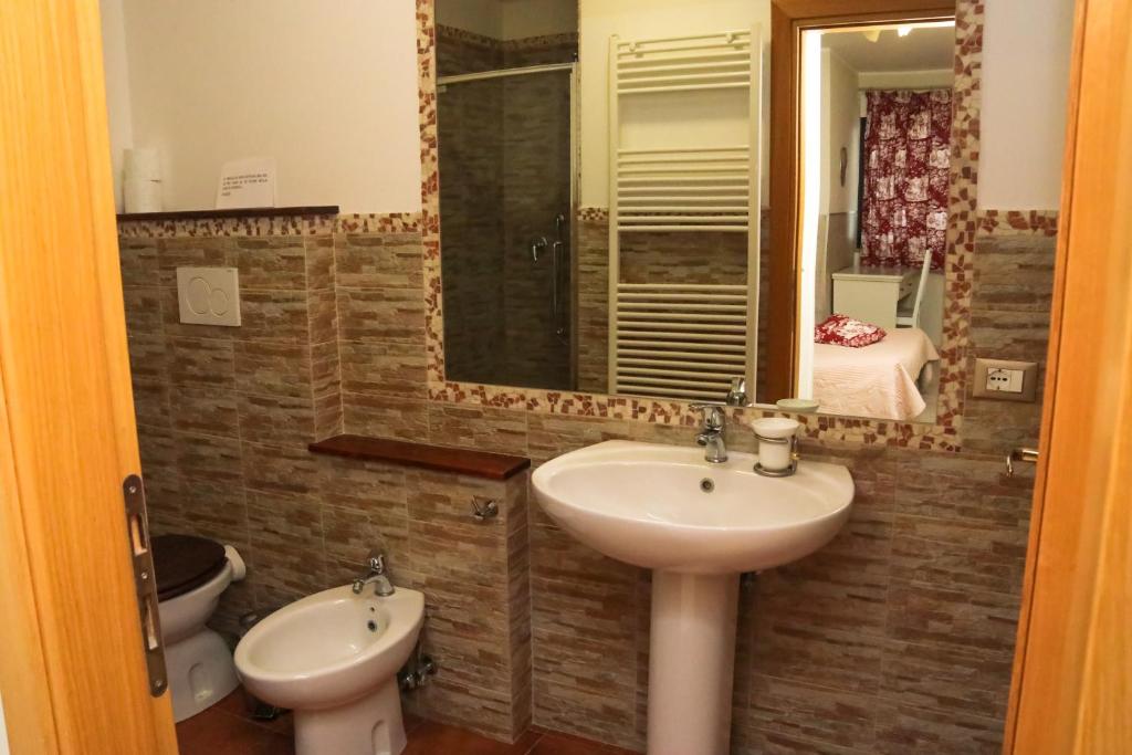 Koupelna v ubytování b&b DOREMI