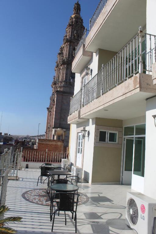 Balkón nebo terasa v ubytování Hotel Gina