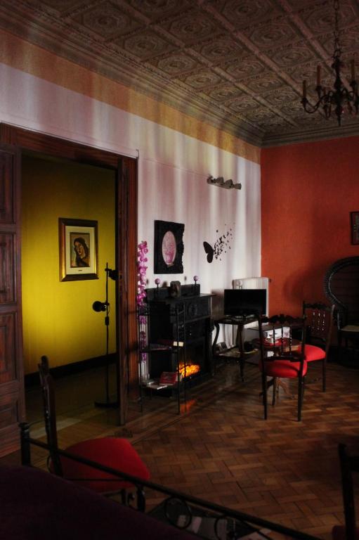 Posezení v ubytování B&B Amarantha Gothica Genoa