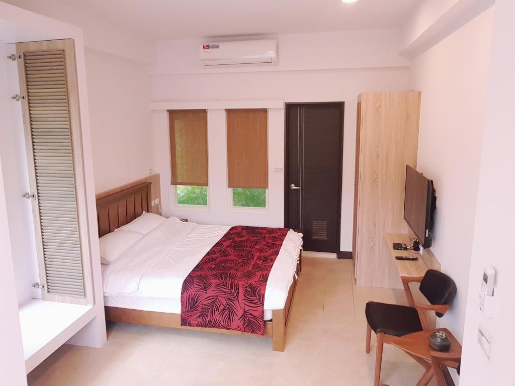 Postel nebo postele na pokoji v ubytování Moon Shine B&B