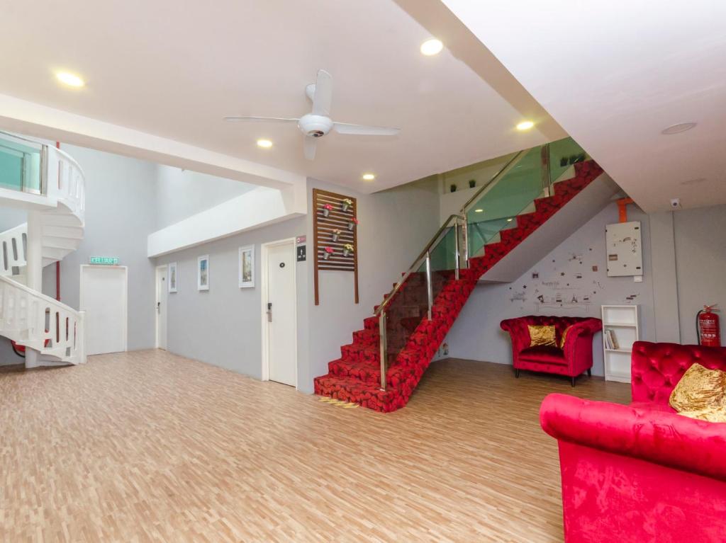 Posezení v ubytování Princess Hotel Pontian