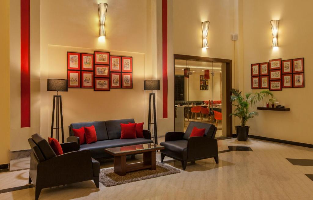 Posezení v ubytování Red Fox by Lemon Tree Hotels, Alwar