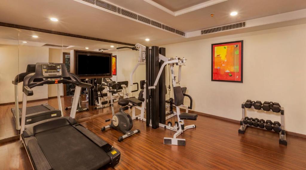 Fitness centrum a/nebo fitness zařízení v ubytování Red Fox by Lemon Tree Hotels, Alwar