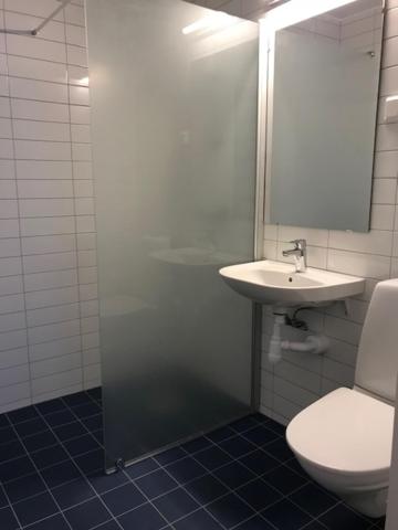 Koupelna v ubytování Visby Fängelse