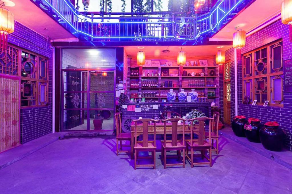 Restaurace v ubytování Pingyao Jiaxin Guesthouse