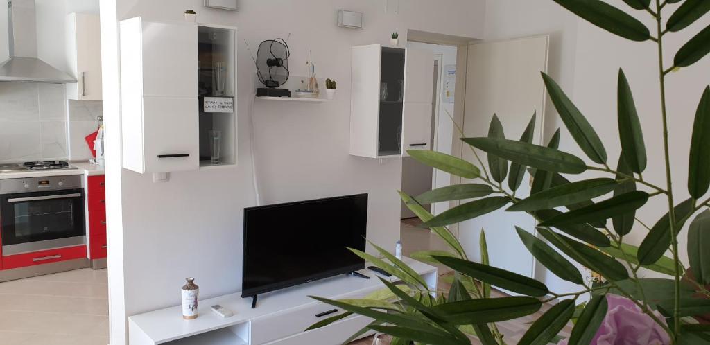 Kuchyňa alebo kuchynka v ubytovaní Apartment LANA Kaštel Stari