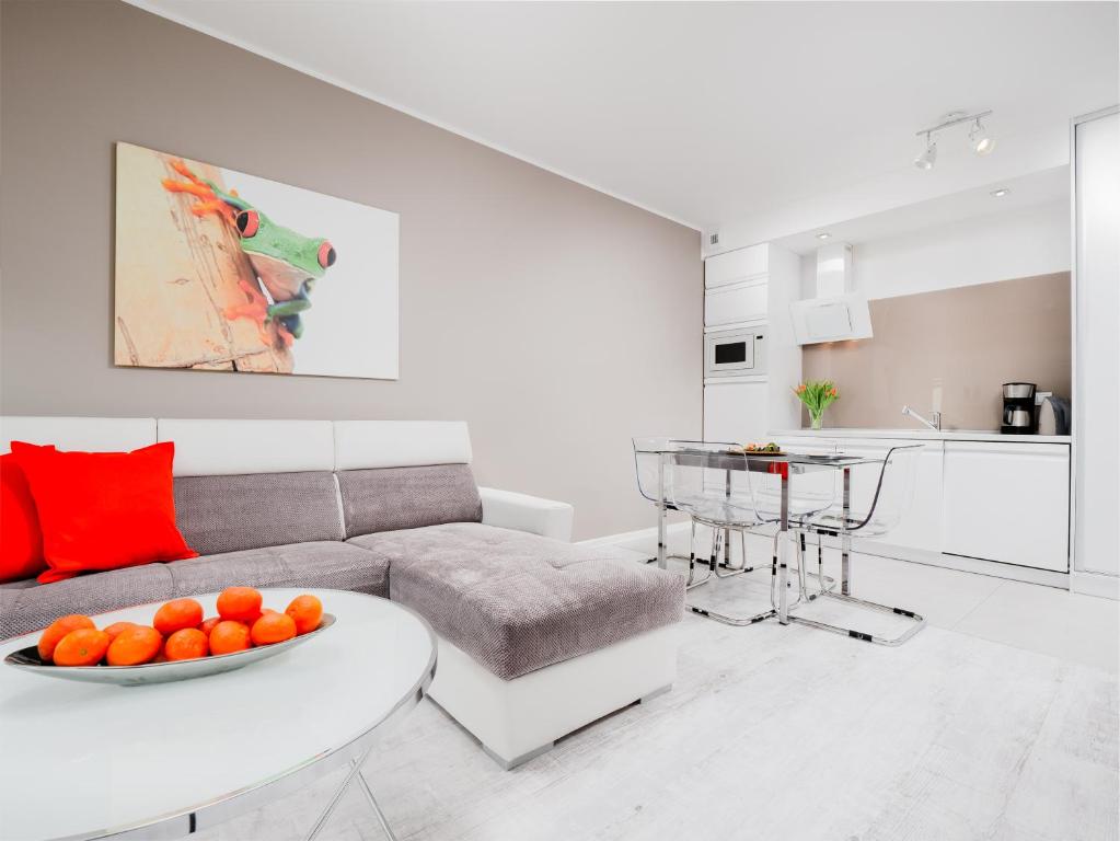 Kuchyň nebo kuchyňský kout v ubytování Apartamenty Homely Place Casa Verona - Stary Rynek - Parking