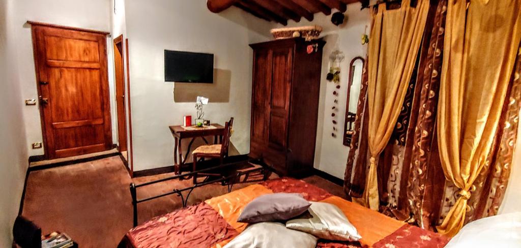 Posezení v ubytování B&B Le Undici Lune