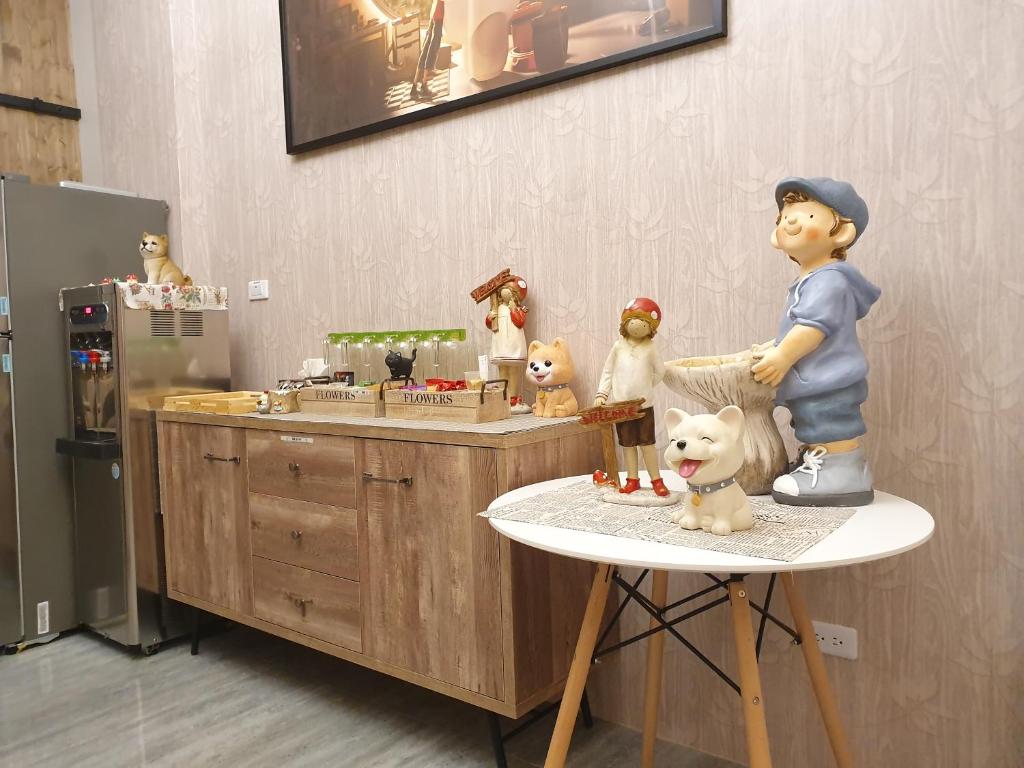 Kuchyň nebo kuchyňský kout v ubytování MOYA Homestay
