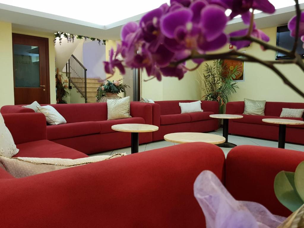 Posezení v ubytování Hotel Beppe