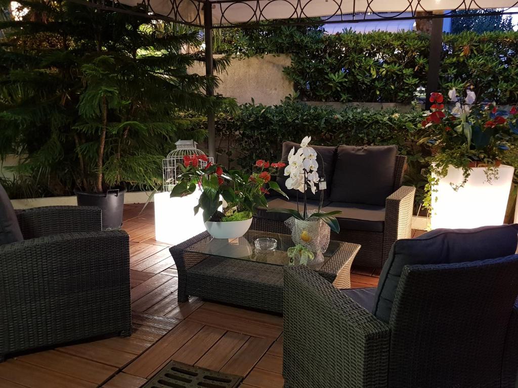 Posezení v ubytování Hotel Beppe