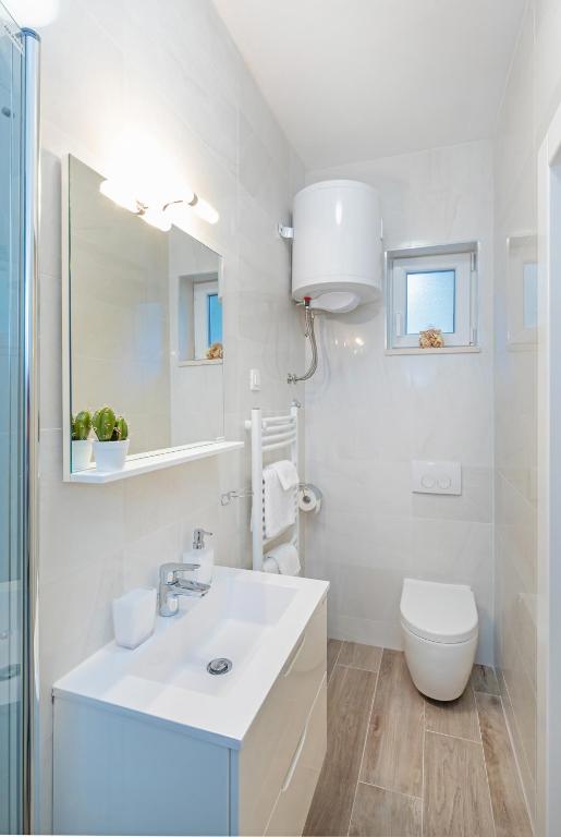 Kúpeľňa v ubytovaní Apartment Sendi 5 min from the beach