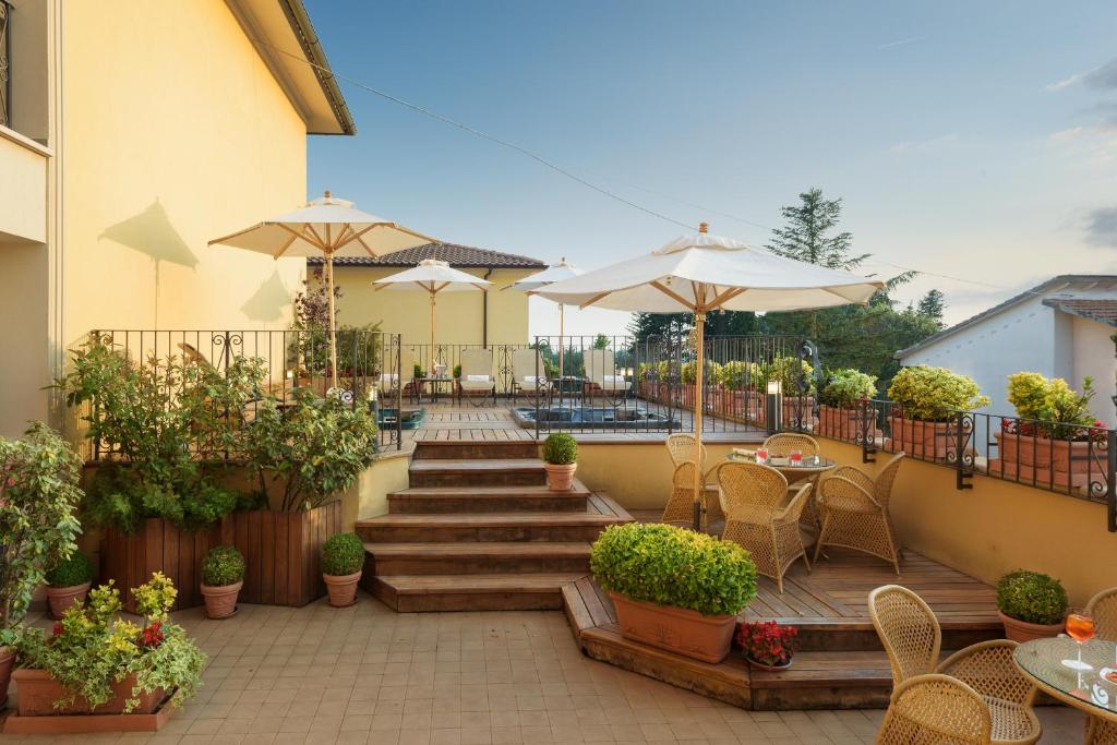 Zahrada ubytování Hotel Corsignano