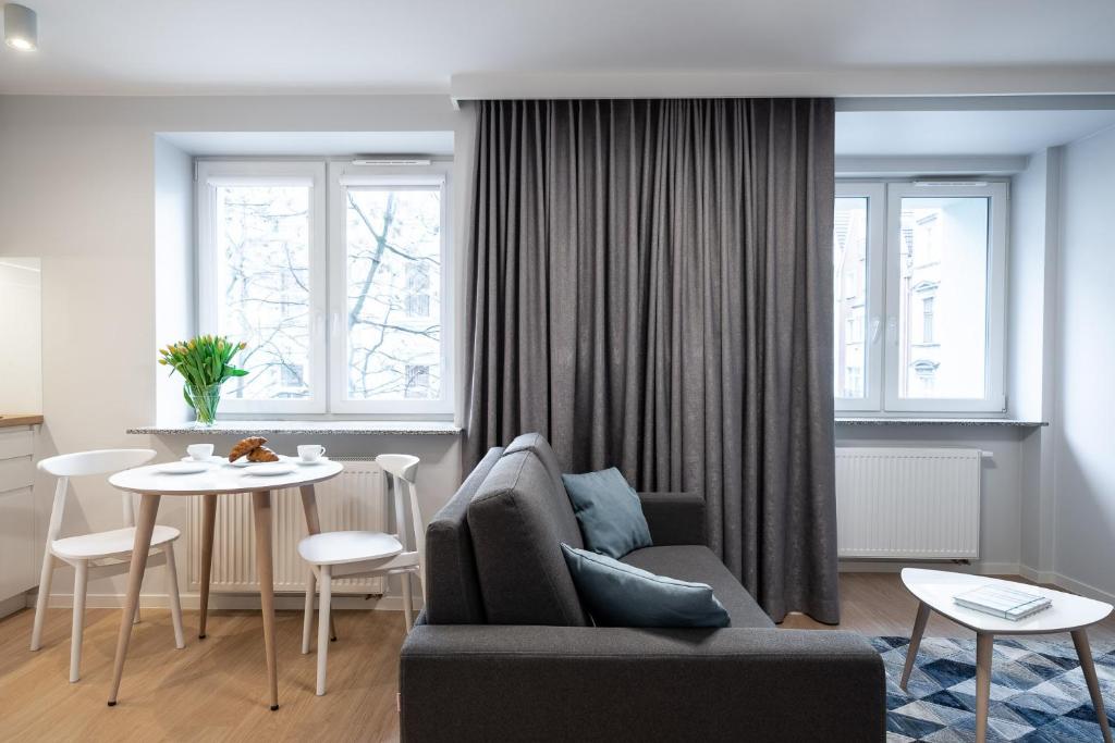 Posedenie v ubytovaní Q19 Apartments Rynek