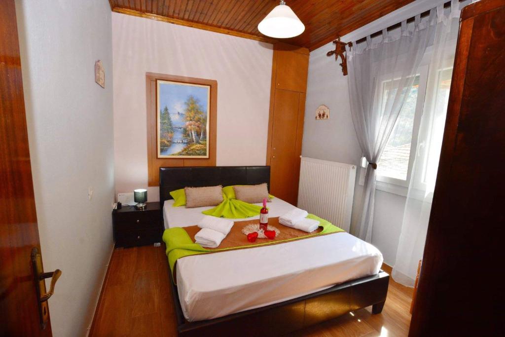 Posteľ alebo postele v izbe v ubytovaní Eveline House