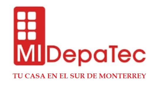 un logotipo de mldride rojo sobre fondo blanco en Mi Depa Tec 5, en Monterrey