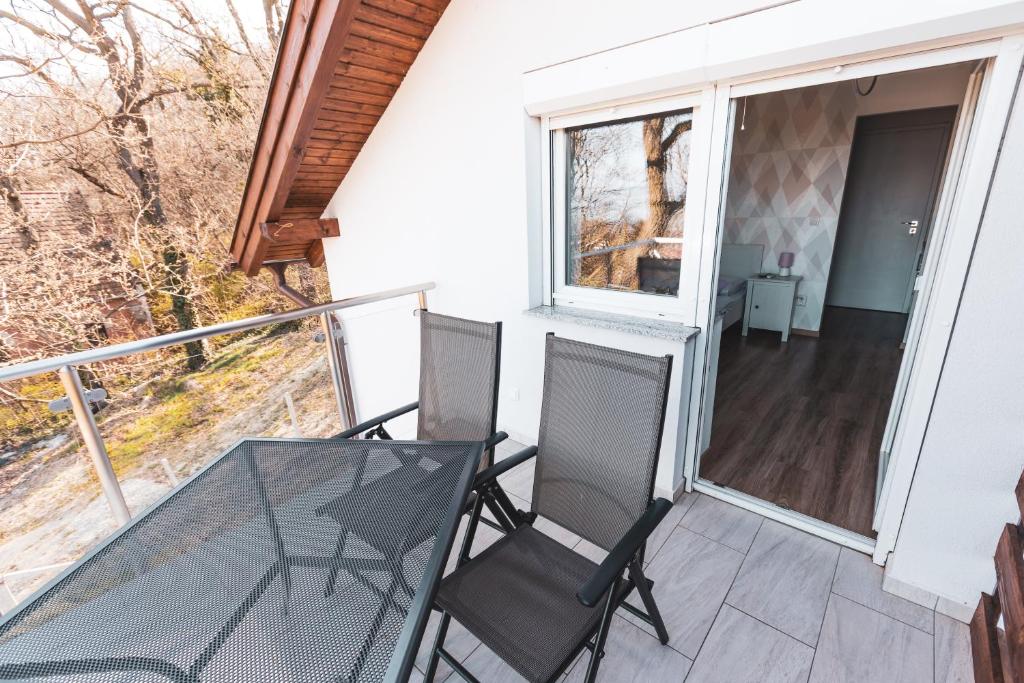Balkón nebo terasa v ubytování Hilltop Apartments