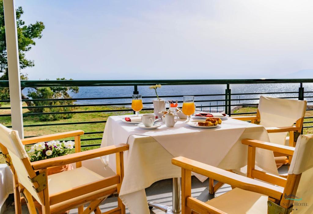 Balkón nebo terasa v ubytování Junior Hotel