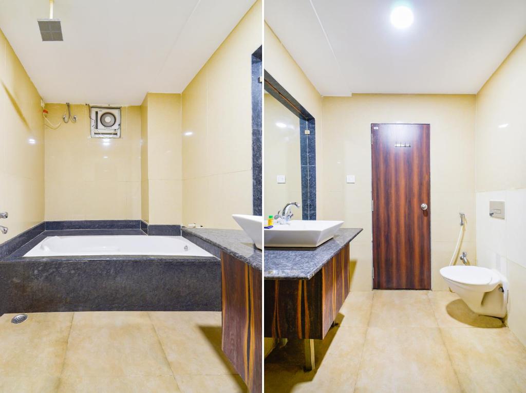 Koupelna v ubytování FabHotel Pentagon Next - Bhubaneswar Railway Station