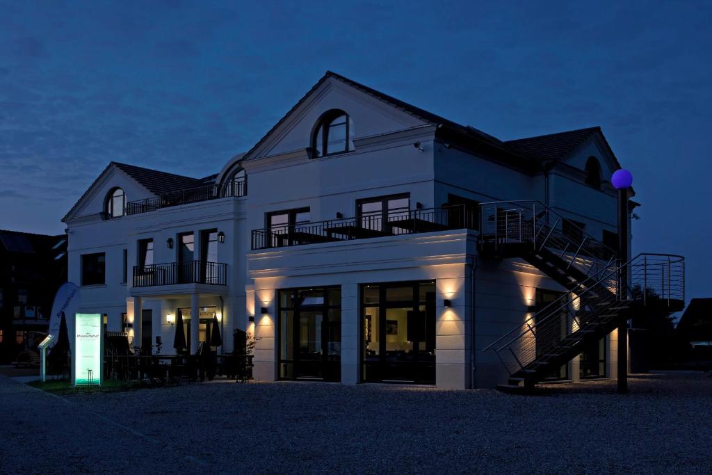 Budova, kde se aparthotel nachází