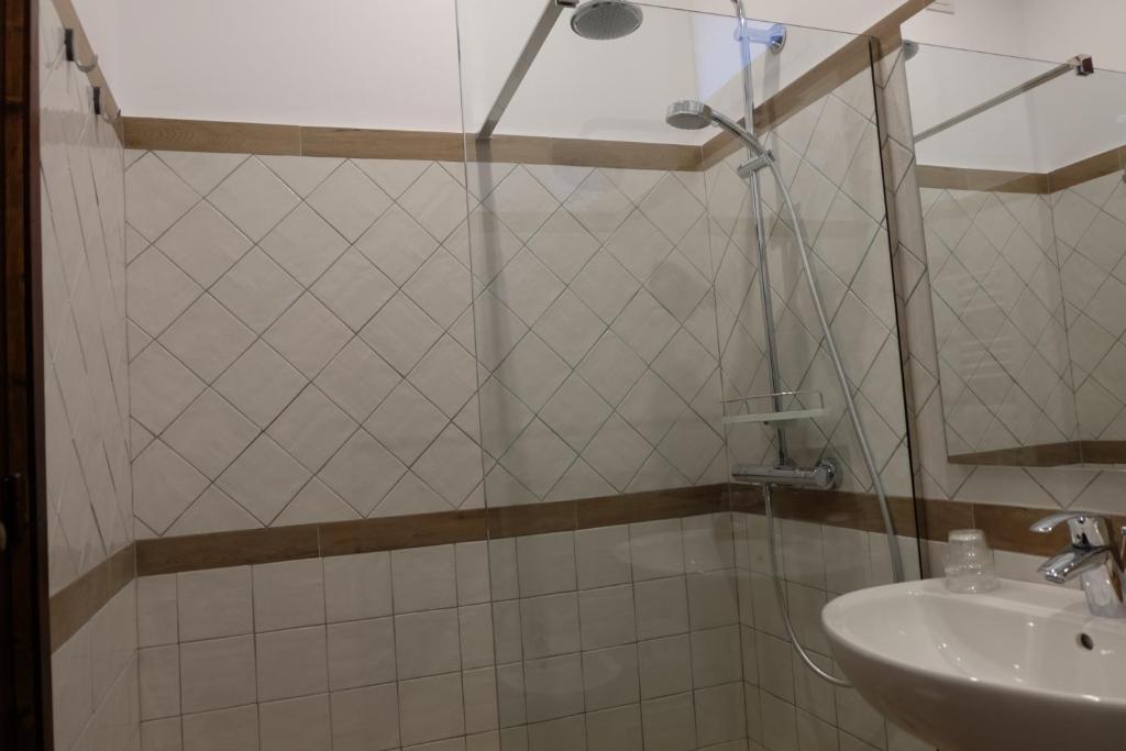 Koupelna v ubytování Hotel Villa Nettuno