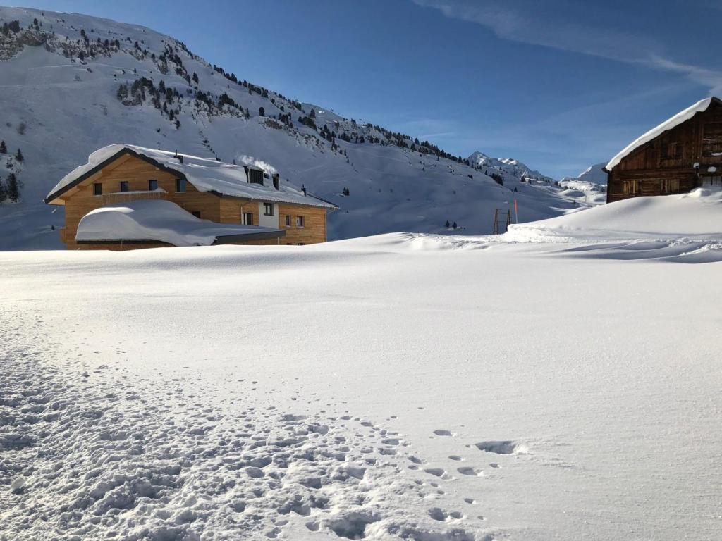 apart-wolf-arlberg v zimě