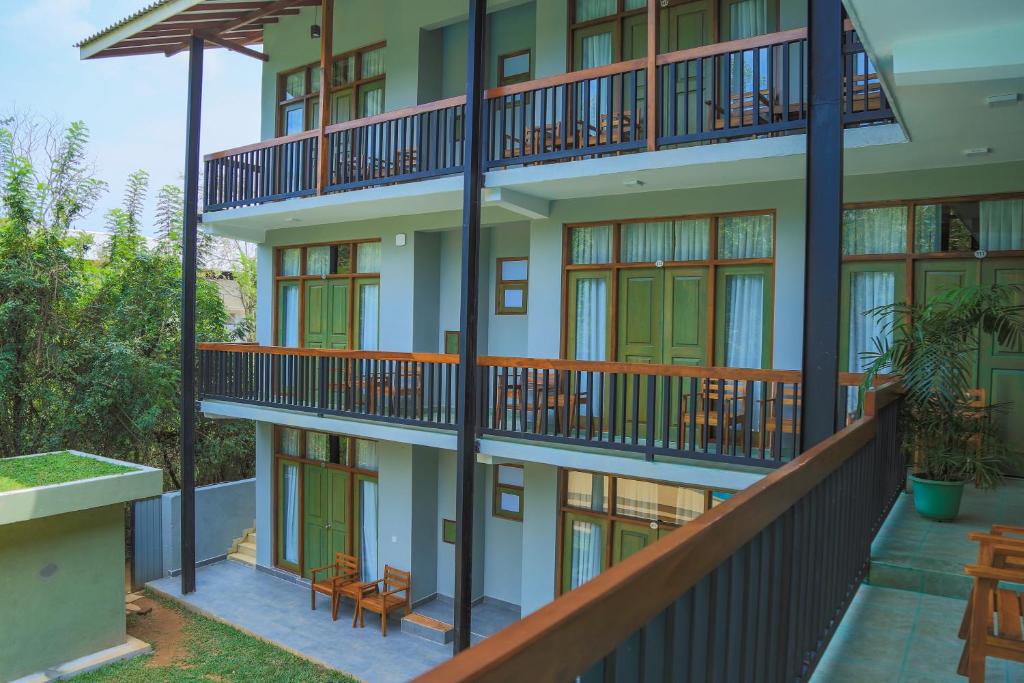 Balkón nebo terasa v ubytování Fresco Water Villa