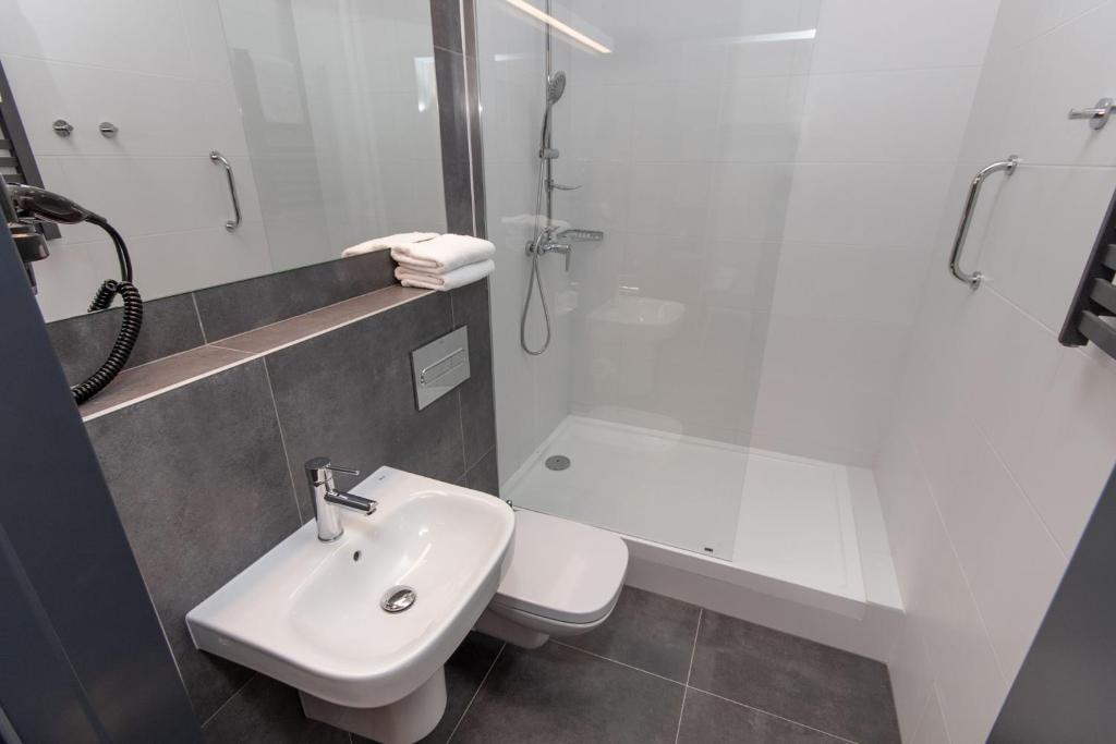 Kúpeľňa v ubytovaní o3Hotel