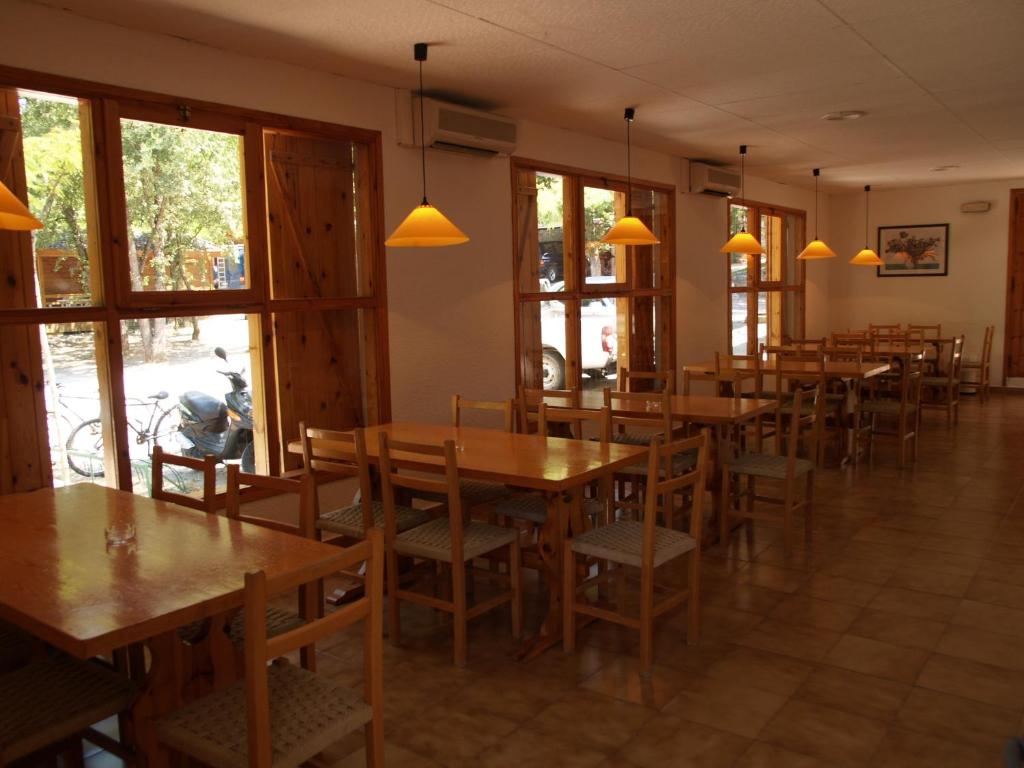 Restaurace v ubytování Camping Ainsa